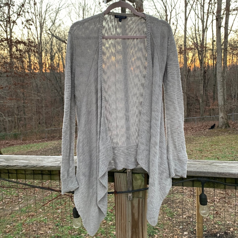 Garnett Hill Open Front Cardigan